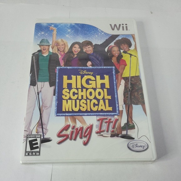 Brand‎ New High School Musical: Sing It Wii game SEALED +Kid KARAOKE - Picture 1 of 3